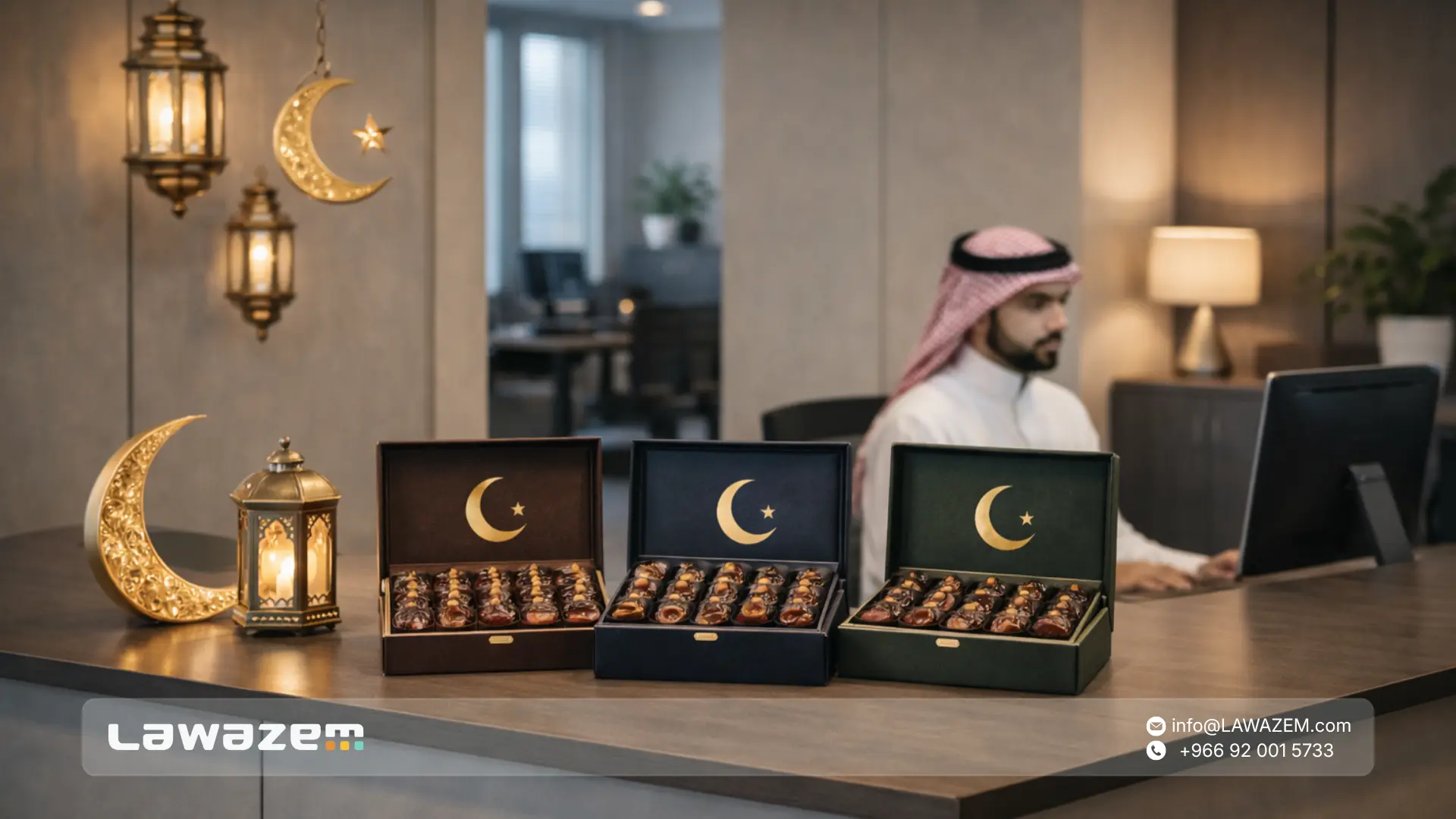 التمور كهدايا رمضانية في بيئة العمل